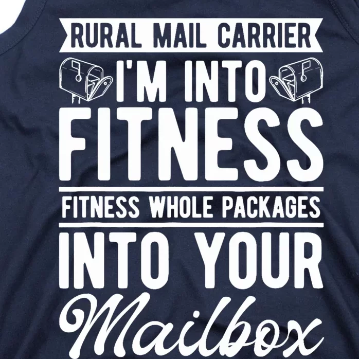 Mailman Postal Worker Postman Office Rural Mail Carrier Tank Top