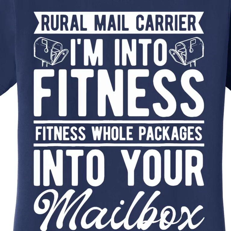 Mailman Postal Worker Postman Office Rural Mail Carrier Women's T-Shirt