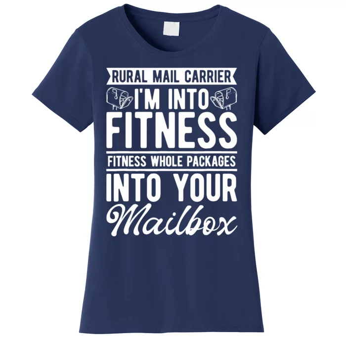 Mailman Postal Worker Postman Office Rural Mail Carrier Women's T-Shirt