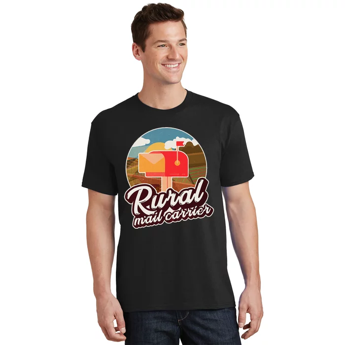 Mailman Postal Worker Post Office Rural Mail Carrier T-Shirt