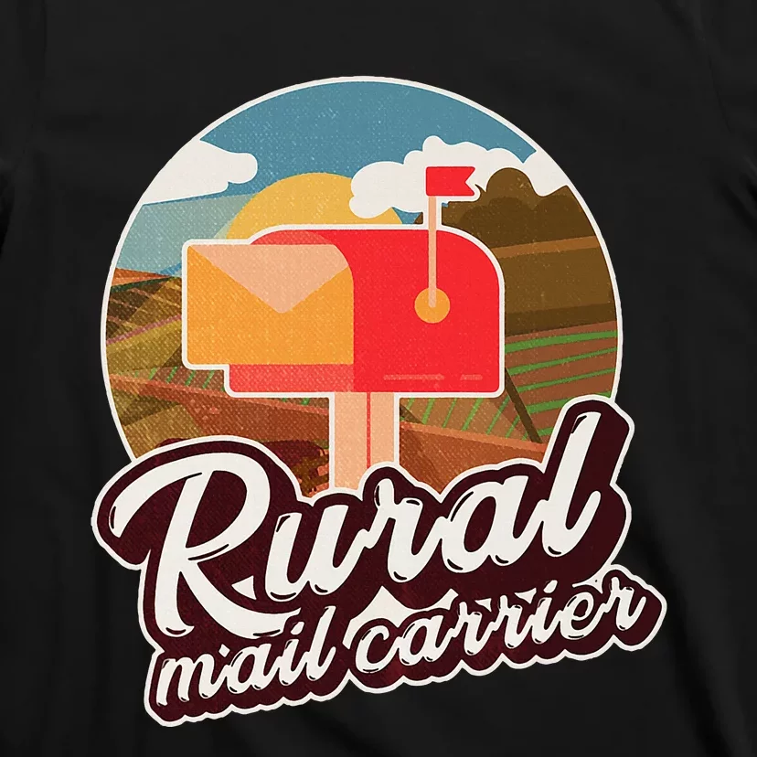 Mailman Postal Worker Post Office Rural Mail Carrier T-Shirt