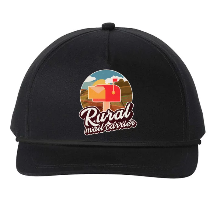 Mailman Postal Worker Post Office Rural Mail Carrier Snapback Five-Panel Rope Hat