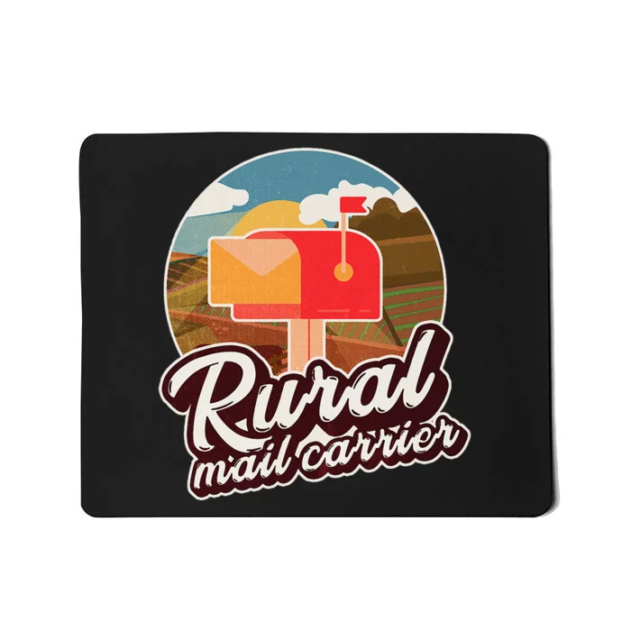 Mailman Postal Worker Post Office Rural Mail Carrier Mousepad