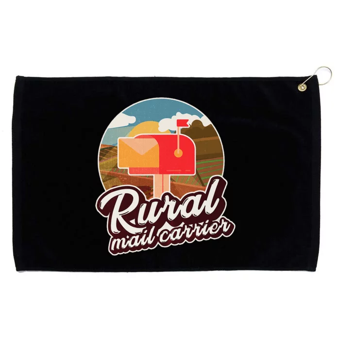 Mailman Postal Worker Post Office Rural Mail Carrier Grommeted Golf Towel