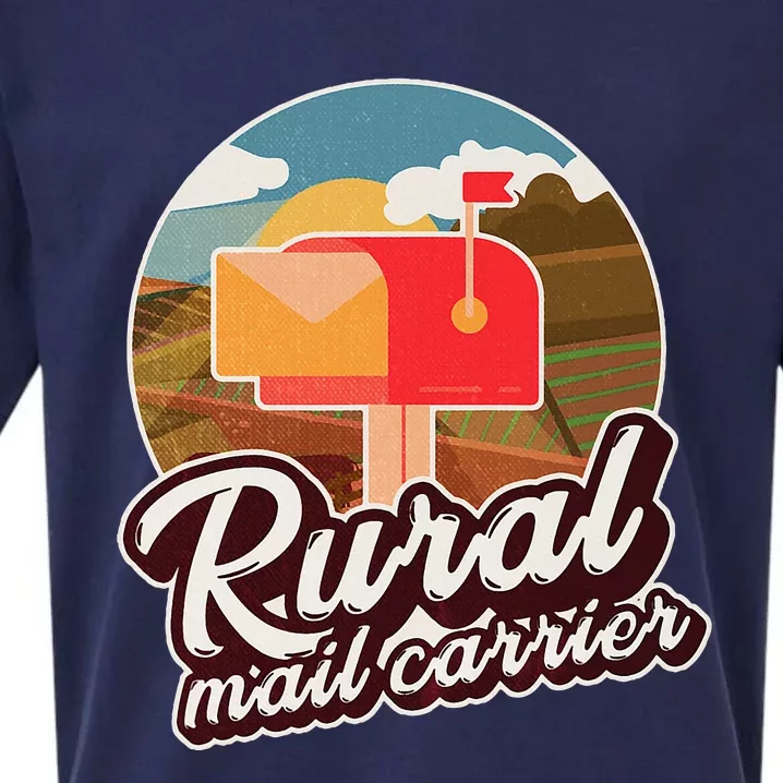 Mailman Postal Worker Post Office Rural Mail Carrier Sueded Cloud Jersey T-Shirt