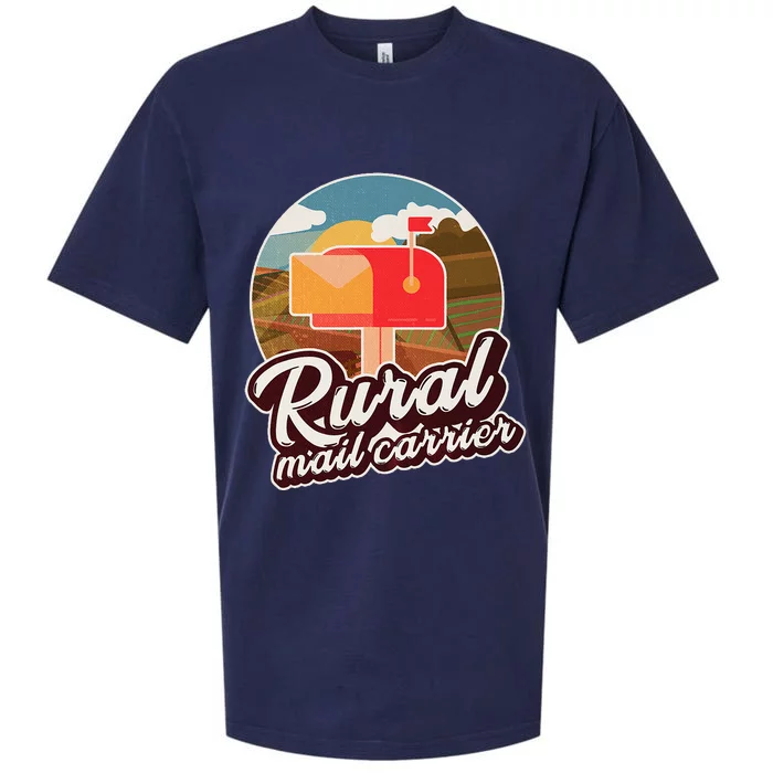 Mailman Postal Worker Post Office Rural Mail Carrier Sueded Cloud Jersey T-Shirt