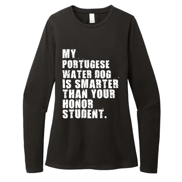 My Portugese Water Doggo Dog Is Smarter Adc096c Gift Womens CVC Long Sleeve Shirt