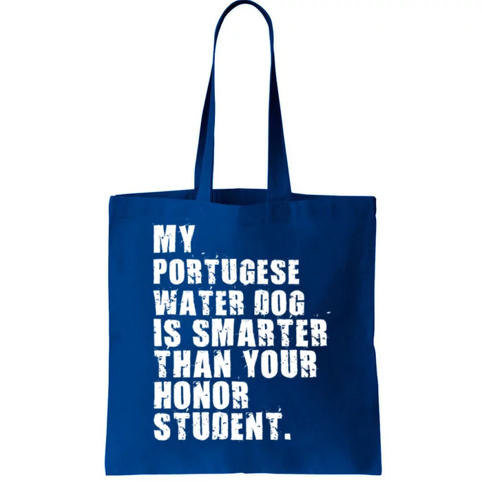 My Portugese Water Doggo Dog Is Smarter Adc096c Gift Tote Bag