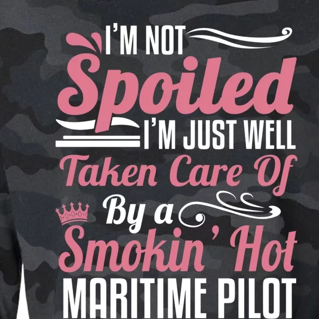 Maritime Pilot Wife Friend Gift Taken By A Gift Cropped Pullover Crew