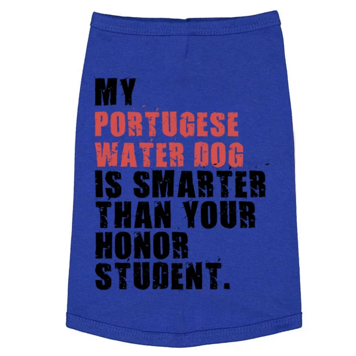 My Portugese Water Doggo Dog Is Smarter Adc096c Gift Doggie Tank