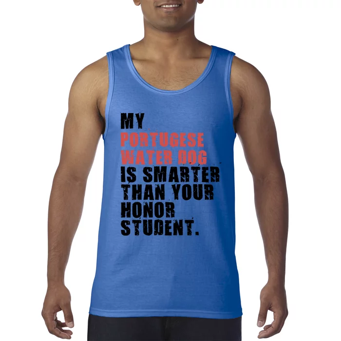 My Portugese Water Doggo Dog Is Smarter Adc096c Gift Tank Top