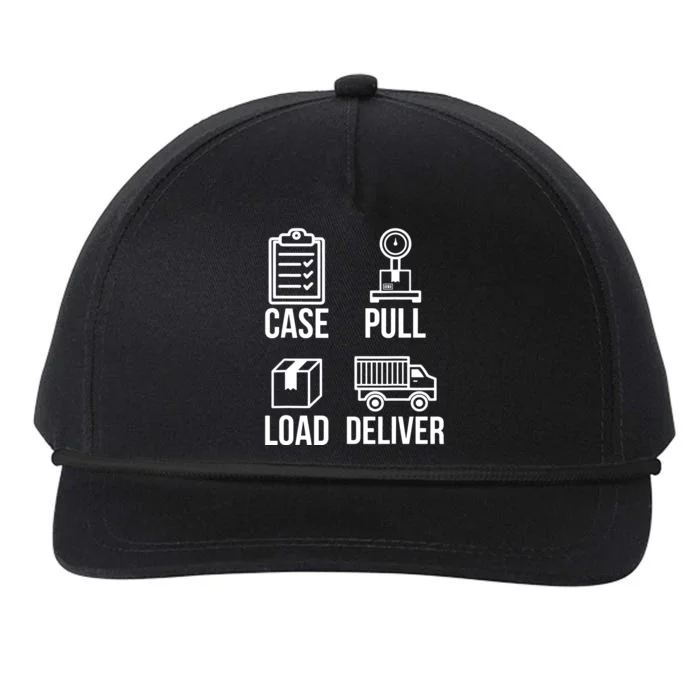 Mailman Postal Worker Post Office Mail Carrier Snapback Five-Panel Rope Hat