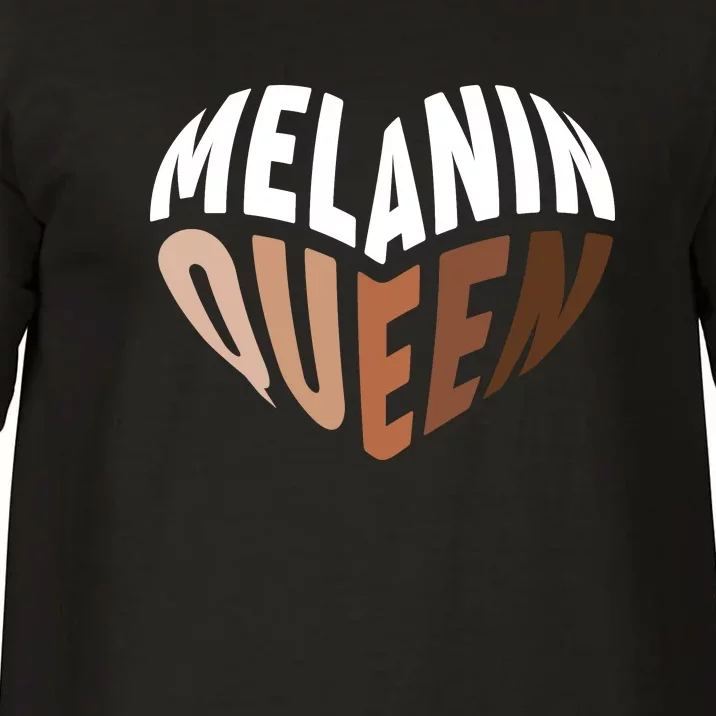 Melanin Queen African American Strong Black Natural Afro Comfort Colors T-Shirt