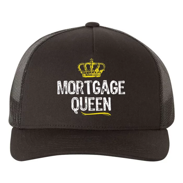 Mortgage Queen Broker Funny Cool Cute Gift Yupoong Adult 5-Panel Trucker Hat