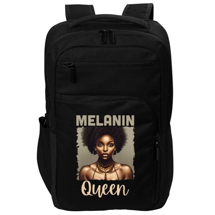 Melanin Queen Bhm African American Impact Tech Backpack