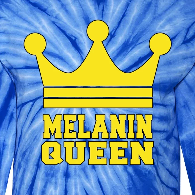 Melanin Queen Conscious Black Is Beautiful Gift Black Power Gift Tie-Dye Long Sleeve Shirt