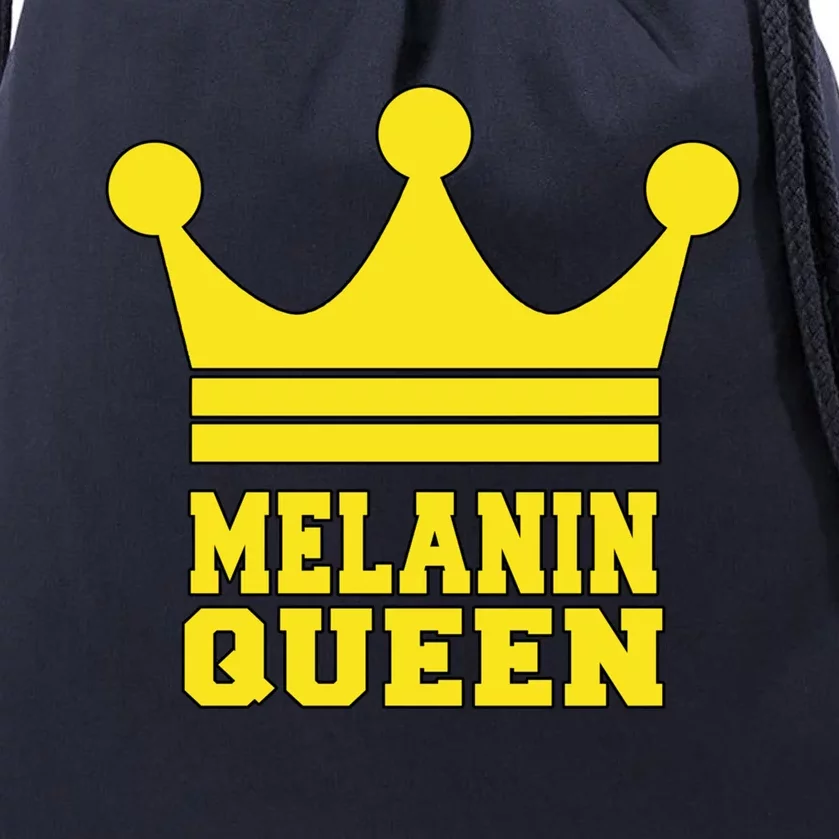 Melanin Queen Conscious Black Is Beautiful Gift Black Power Gift Drawstring Bag