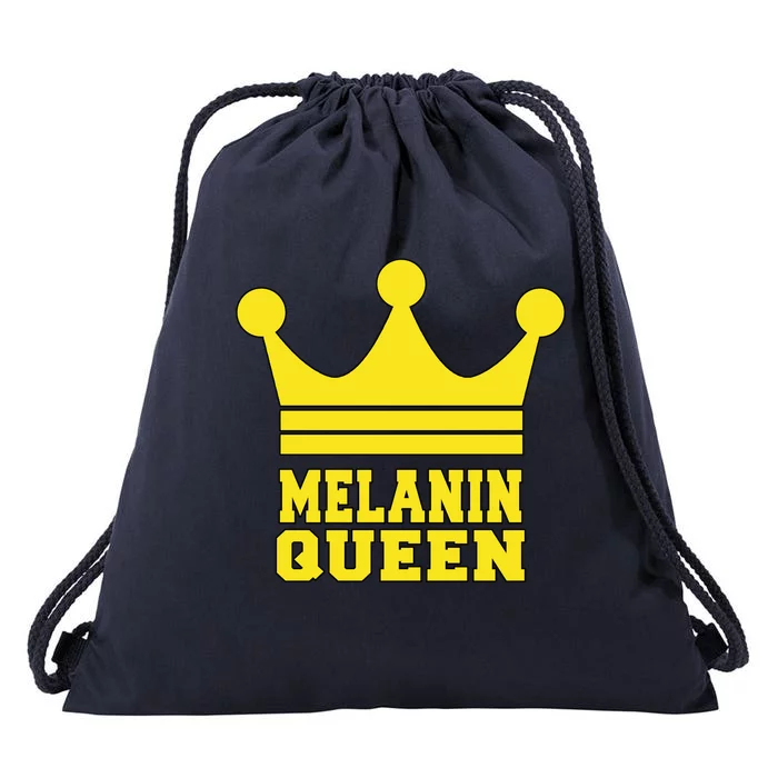 Melanin Queen Conscious Black Is Beautiful Gift Black Power Gift Drawstring Bag