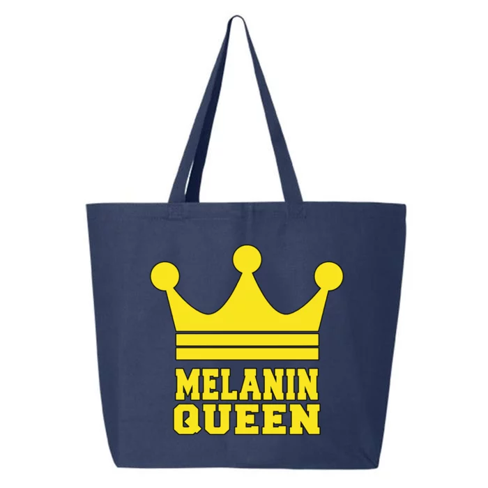 Melanin Queen Conscious Black Is Beautiful Gift Black Power Gift 25L Jumbo Tote