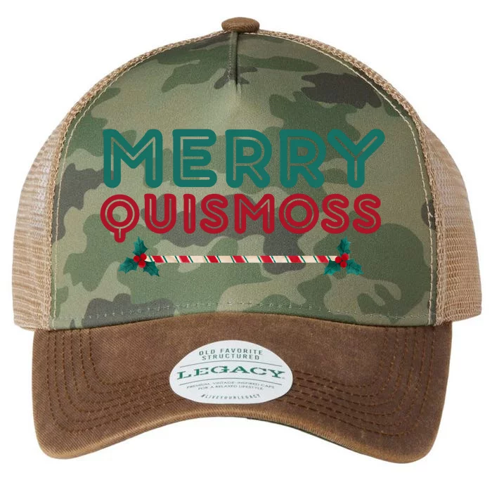 Merry Quismoss Funny Merry Christmas Meme Legacy Tie Dye Trucker Hat