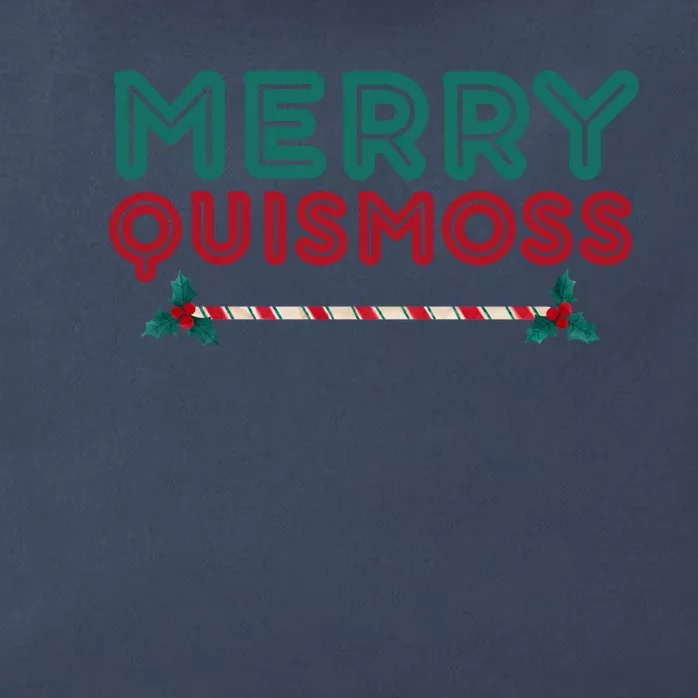 Merry Quismoss Funny Merry Christmas Meme Zip Tote Bag