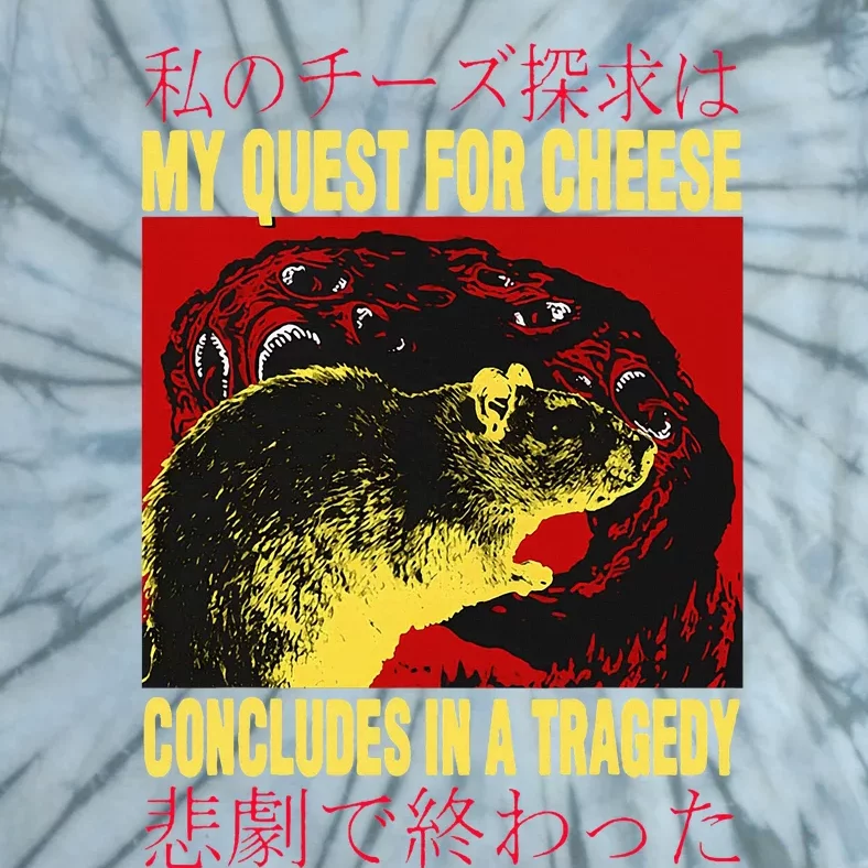 My Quest For Cheese Rat Tie-Dye T-Shirt