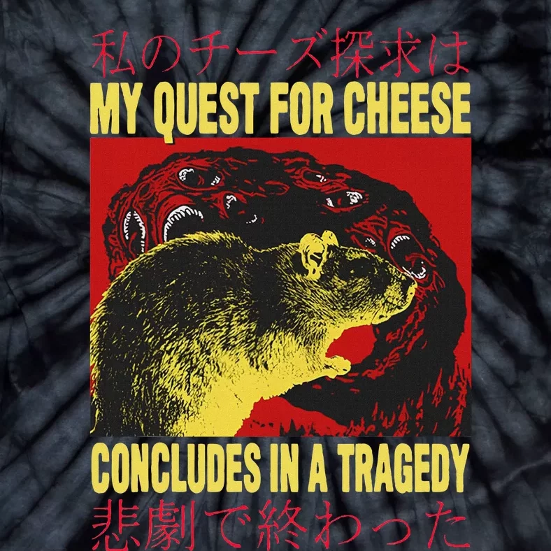 My Quest For Cheese Rat Tie-Dye T-Shirt