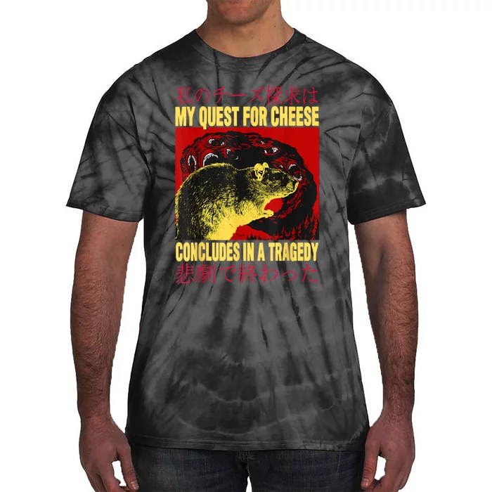 My Quest For Cheese Rat Tie-Dye T-Shirt