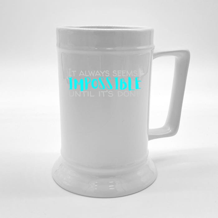 Motivational Quotes Gift Front & Back Beer Stein