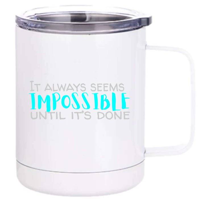 Motivational Quotes Gift Front & Back 12oz Stainless Steel Tumbler Cup