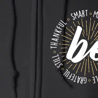 Motivational Quote Inspiration Positive Saying Life Slogan Full Zip Hoodie