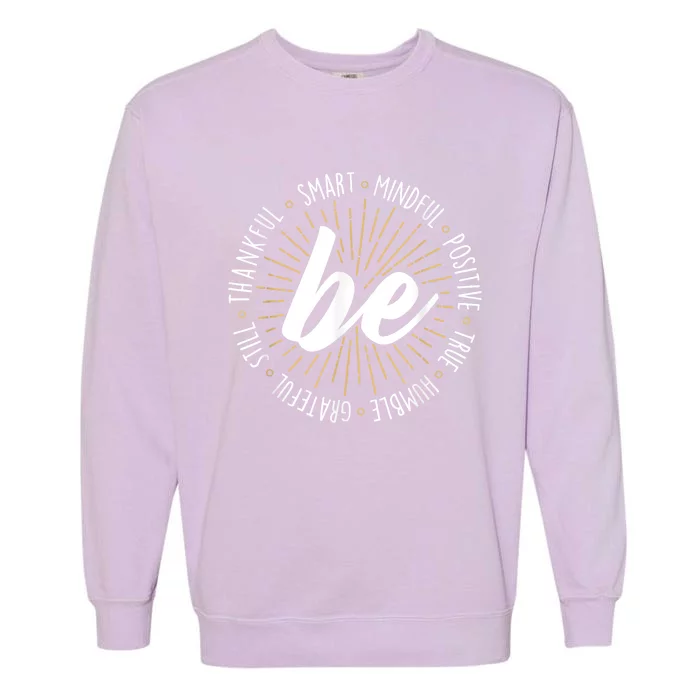 Motivational Quote Inspiration Positive Saying Life Slogan Garment-Dyed Sweatshirt