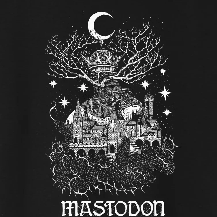 Mastodon – Quiet Kingdom Women's Crop Top Tee