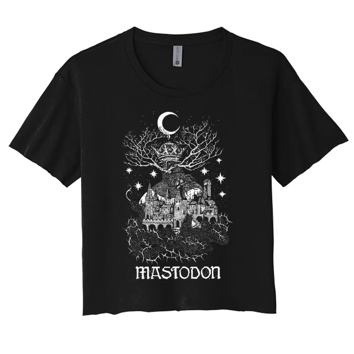 Mastodon – Quiet Kingdom Women's Crop Top Tee