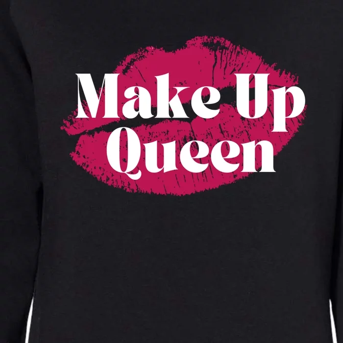 Makeup Queen Lipstick Womens California Wash Sweatshirt