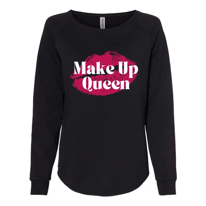 Makeup Queen Lipstick Womens California Wash Sweatshirt