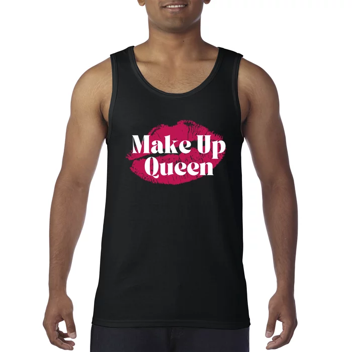 Makeup Queen Lipstick Tank Top