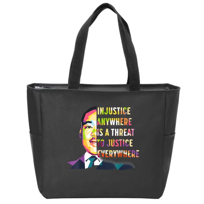 MLK Quote | Martin Luther King Jr Day | Black History Month Zip Tote Bag