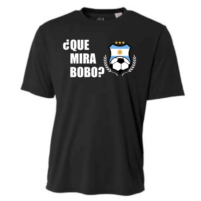 Messi Que Miras Bobo Anda Para Alla Soccer Football Argentina Cooling Performance Crew T-Shirt