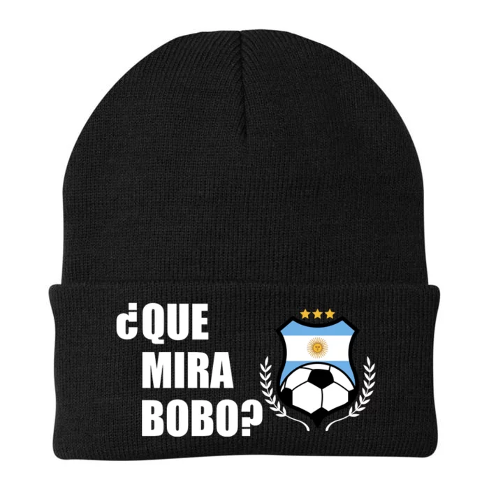 Messi Que Miras Bobo Anda Para Alla Soccer Football Argentina Knit Cap Winter Beanie