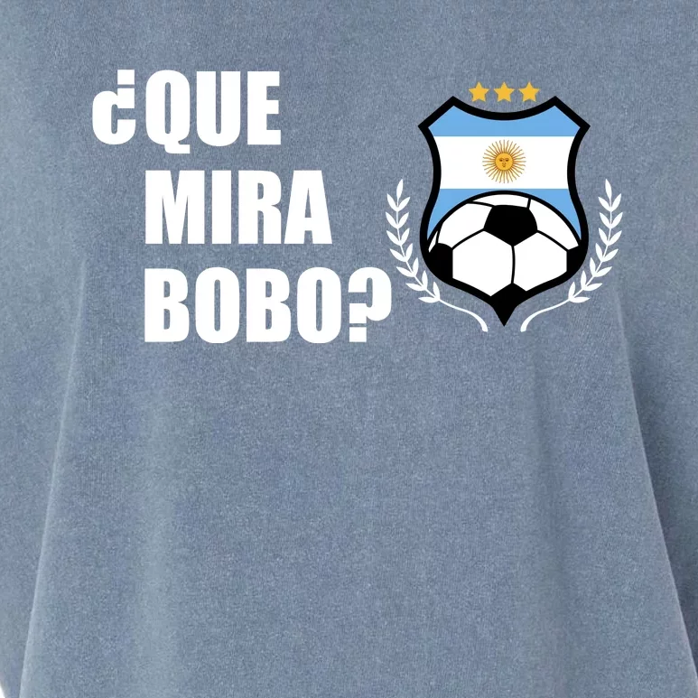 Messi Que Miras Bobo Anda Para Alla Soccer Football Argentina Garment-Dyed Women's Muscle Tee