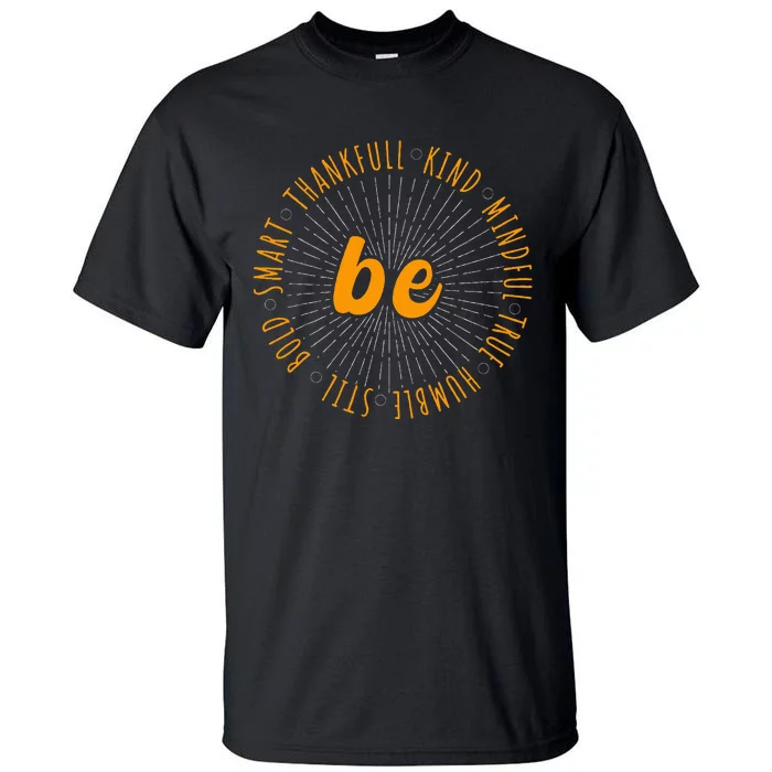 Motivational Quote Positive Saying Life Slogan Orange Tall T-Shirt