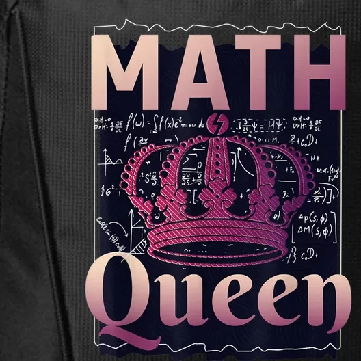 Math Queen School University Algebra Funny Mathematics City Backpack