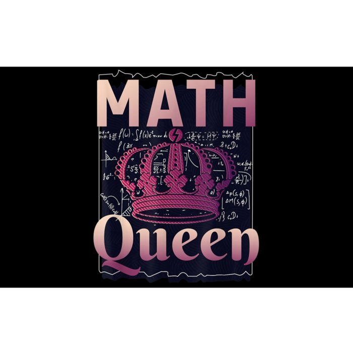 Math Queen School University Algebra Funny Mathematics Bumper Sticker