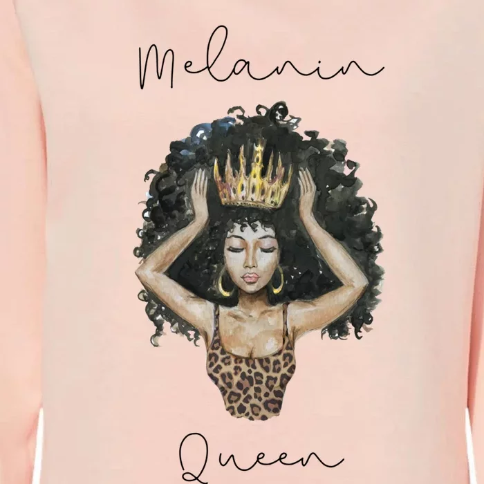 Melanin Queen Tee Black Queen Black Pride Black Magic Cute Gift Womens California Wash Sweatshirt