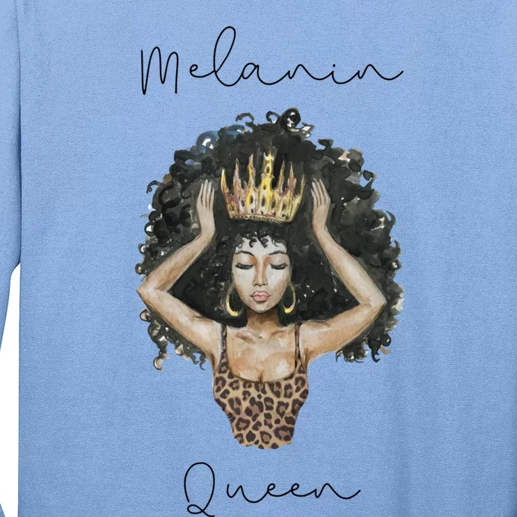 Melanin Queen Tee Black Queen Black Pride Black Magic Cute Gift Long Sleeve Shirt