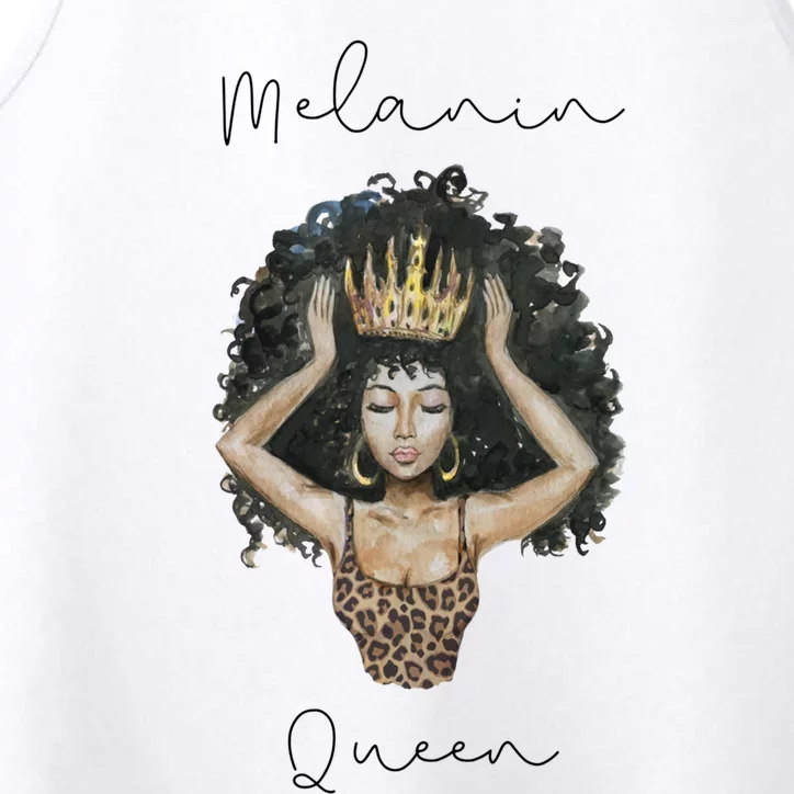 Melanin Queen Tee Black Queen Black Pride Black Magic Cute Gift Performance Tank