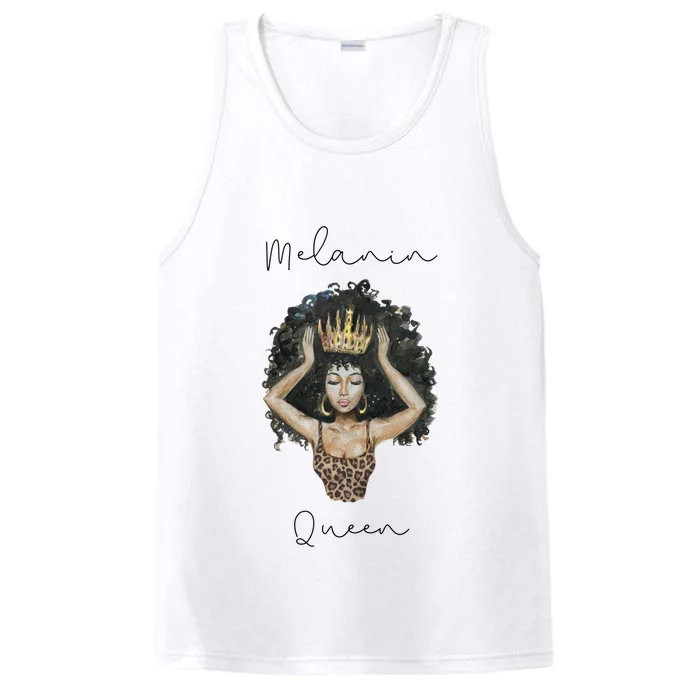 Melanin Queen Tee Black Queen Black Pride Black Magic Cute Gift Performance Tank