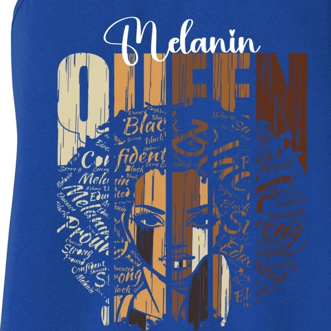 Melanin Queen Unapologetically Dope Mom Black History Gift Women's Racerback Tank