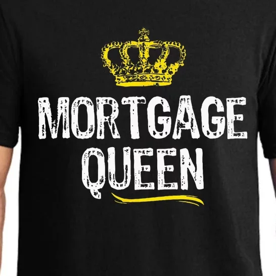 Mortgage Queen Women Broker Funny Cool Cute Gift Pajama Set